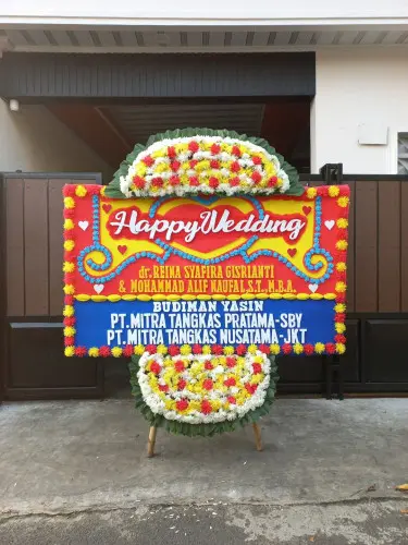 Papan Bunga Pernikahan graha family